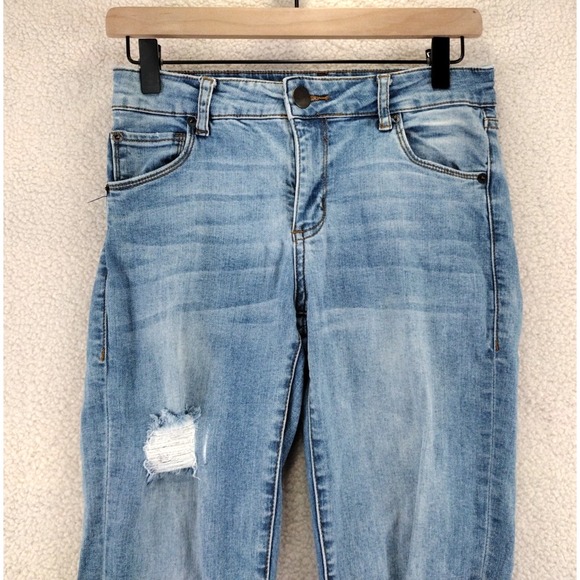 STS BLUE Taylor Tomboy Distressed Blue Denim Jeans Womens Size 24 - Picture 2 of 16